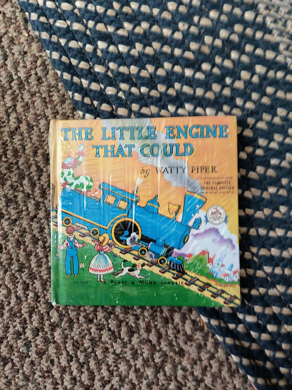 The Little Engine That Could Kids Book - Blue New Sealed In Plastic